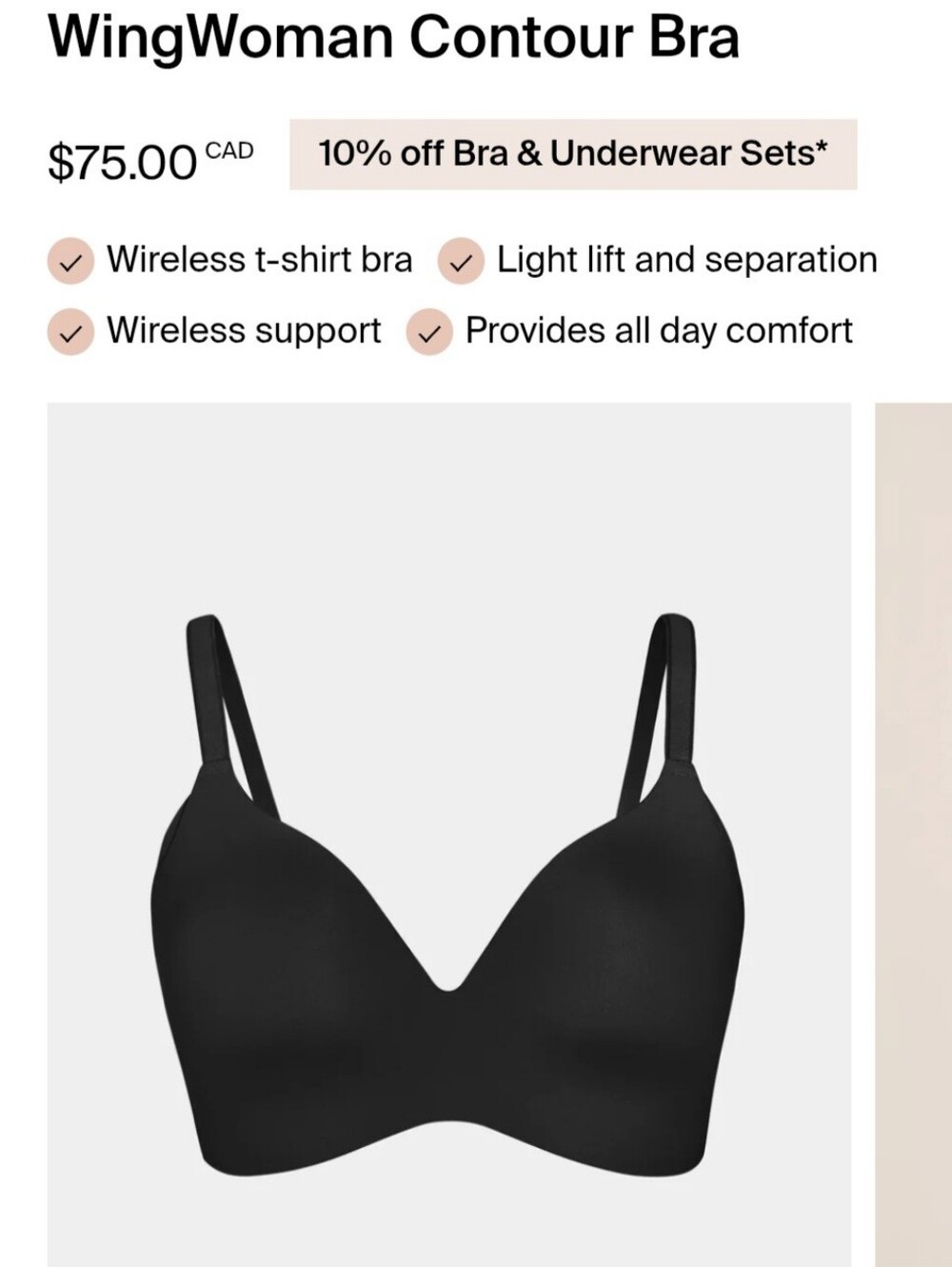 Knix Wing Woman Bra
